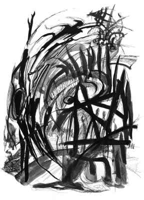 A 20140915 50x65 InkPaper PYV Derriere lesFantomes